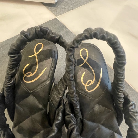 Sam Edelman Marlena Heeled Sandal Black Size 8 - Picture 5 of 7
